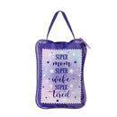 Super Mom Super Wife Super Tired Ceramic Perfect Cup and Compact Tote Giftset, 17oz, Gift Box