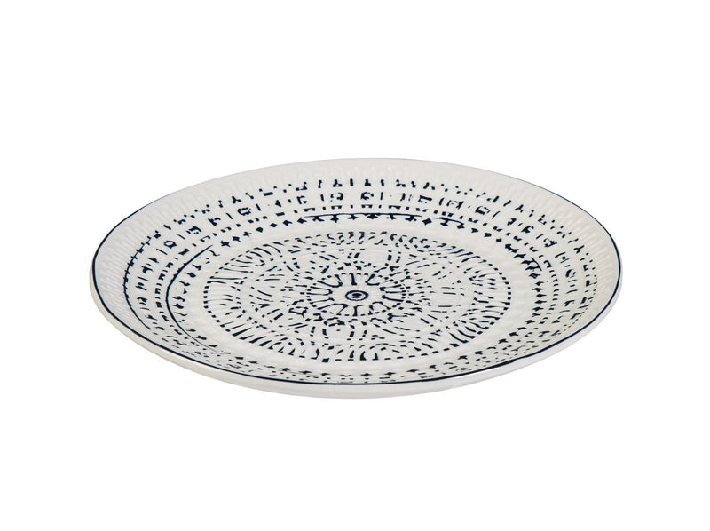 Ceramic Lunch Dinner Plate, Inkwell Collection