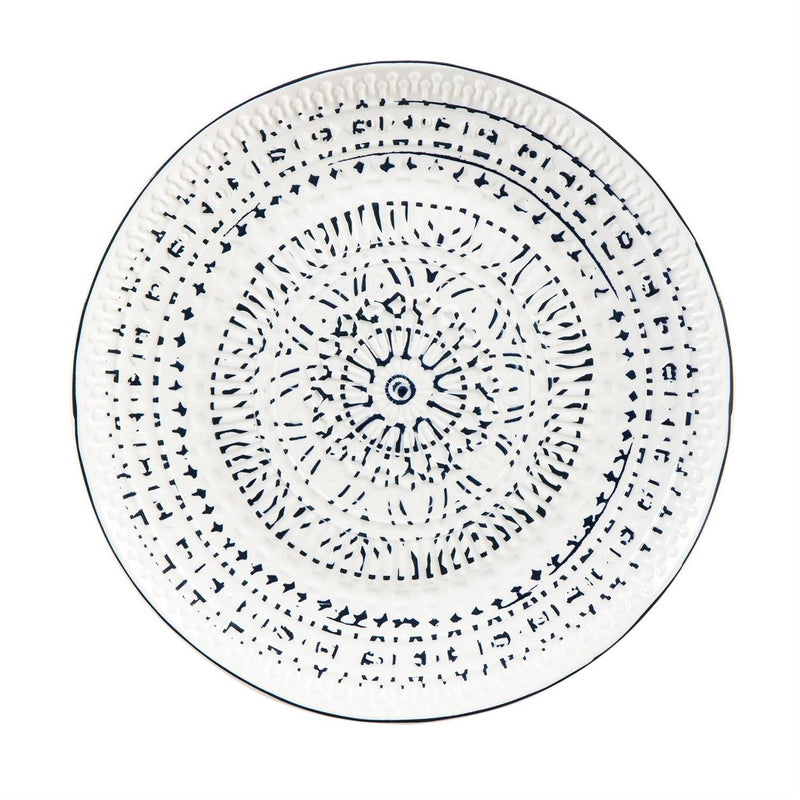 Ceramic Lunch Dinner Plate, Inkwell Collection