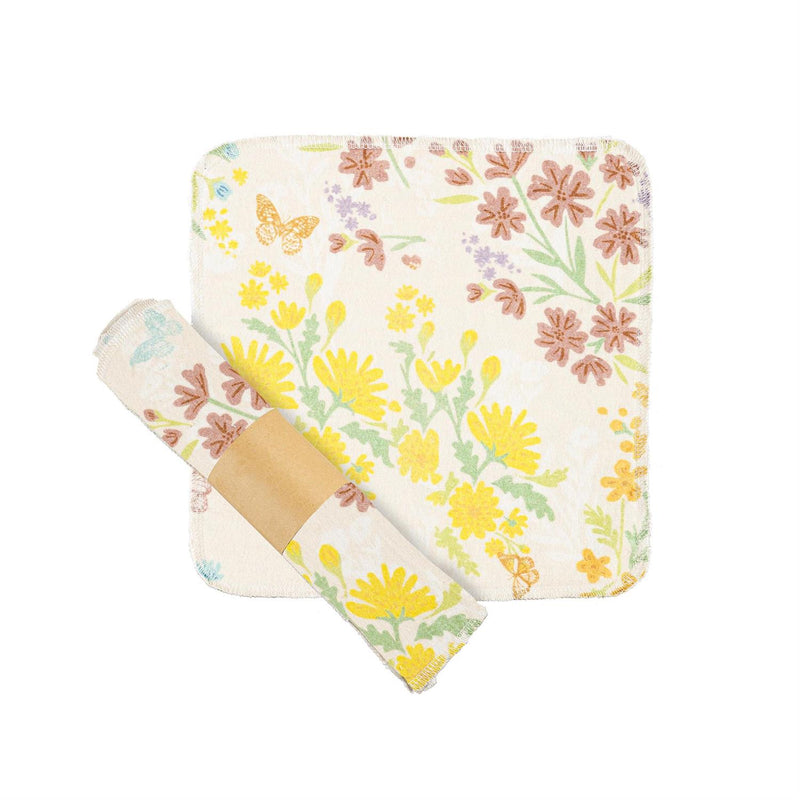 Reusable Cloth Towels, Set of 12, Butterfly Fields