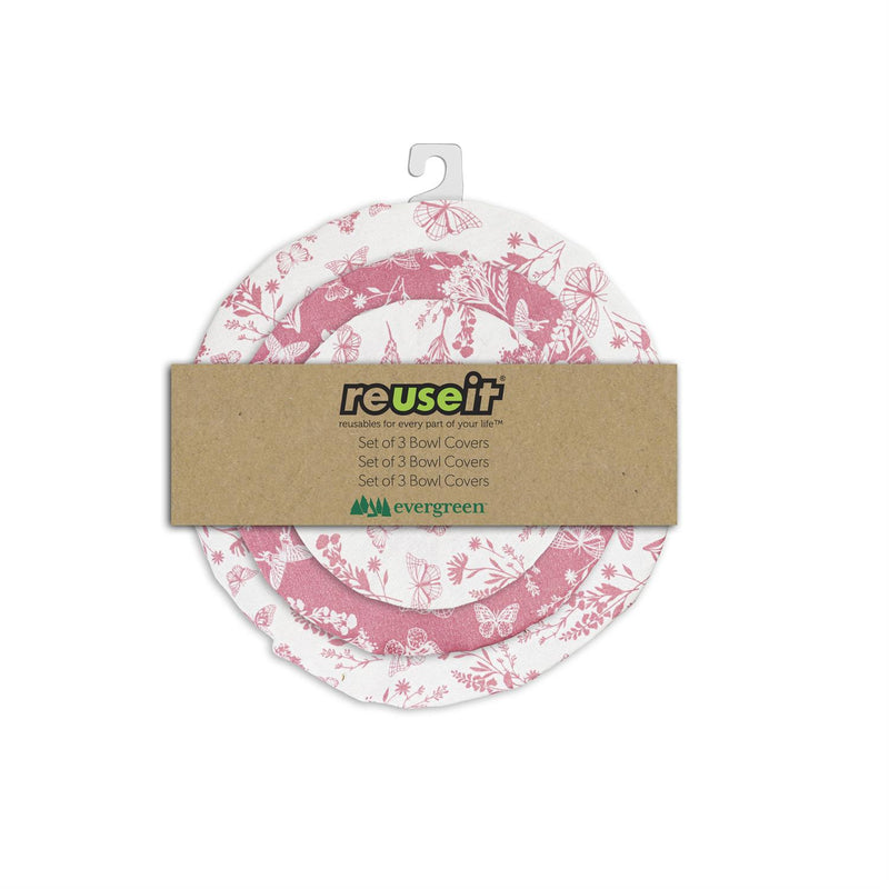 Fabric Bowl Cover Set, Set of 3, Butterfly Fields