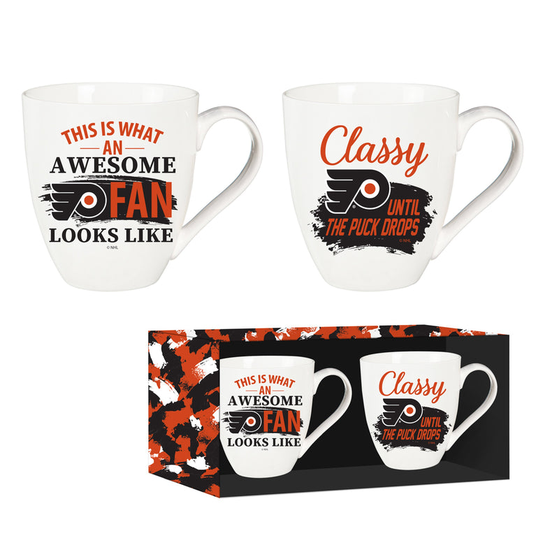 Ceramic Cup o' Java 17oz Gift Set, Philadelphia Flyers,3mcf4370b