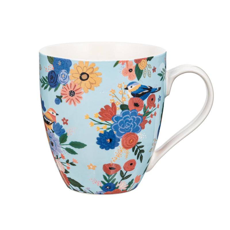 Bursting Blossoms Ceramic Cup O' Java, 17oz, Gift Box