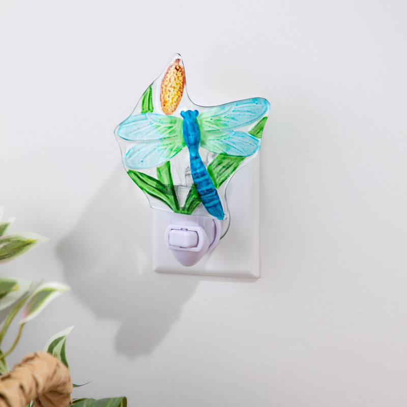 Glass Dragonfly Nightlight,3nt185