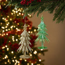 6.5" Glitter Christmas Tree Ornament,3orn085