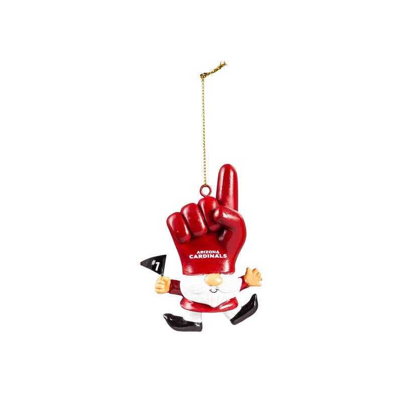 Arizona Cardinals, Gnome Foam Finger Orn,3ot3800gmo