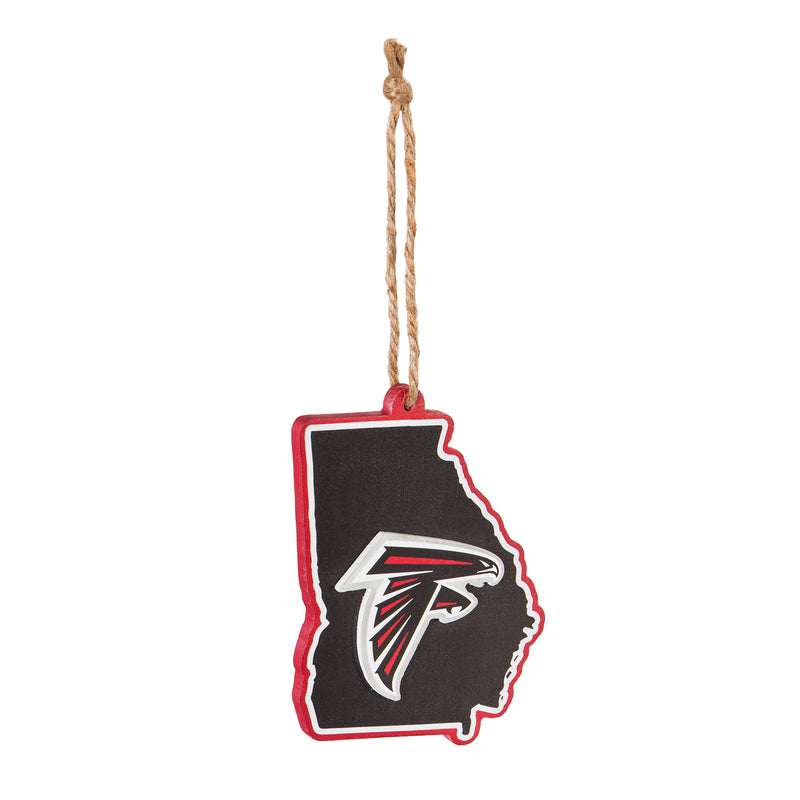 Atlanta Falcons, State Ornament,3ot3801state