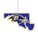 Baltimore Ravens, State Ornament,3ot3802state