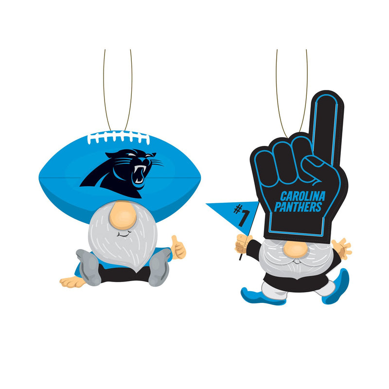 Carolina Panthers, Gnome Fan Orn, 2 Asst.,3ot3804gfo