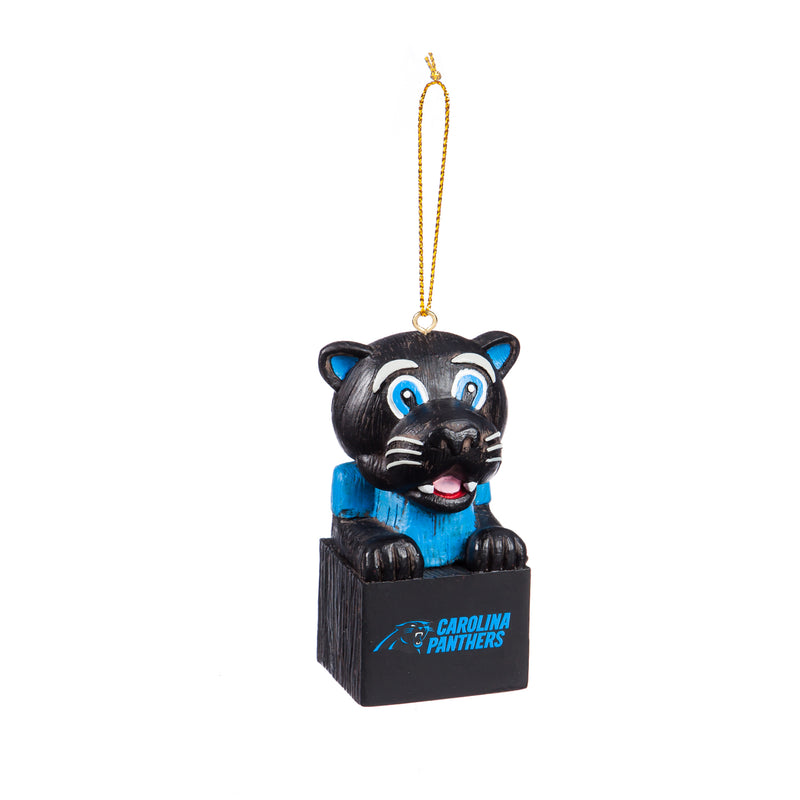 Mascot Ornament,  Carolina Panthers,3ot3804mas