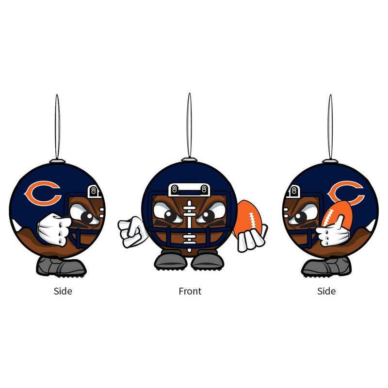 Chicago Bears, Ball Head Ornament,3ot3805bh