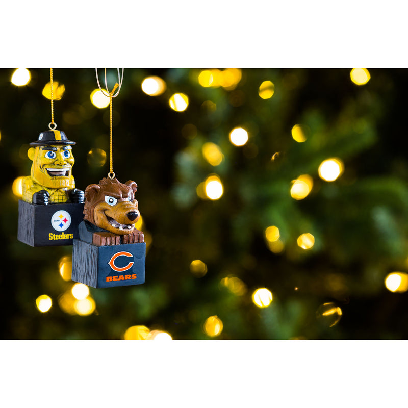 Mascot Ornament,  Chicago Bears,3ot3805mas