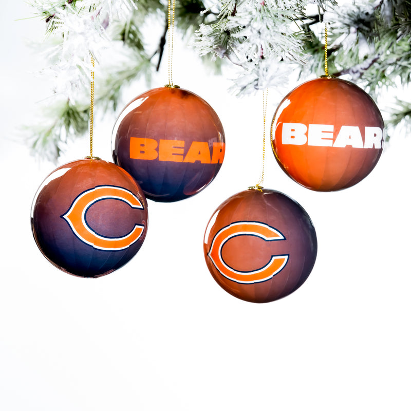 12pc Ornament Set, Chicago Bears,3ot3805os12