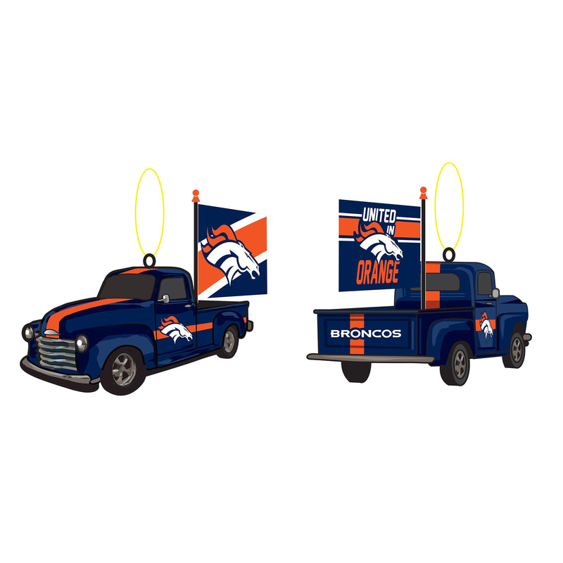 Denver Broncos Mini Tabletop Rally Truck