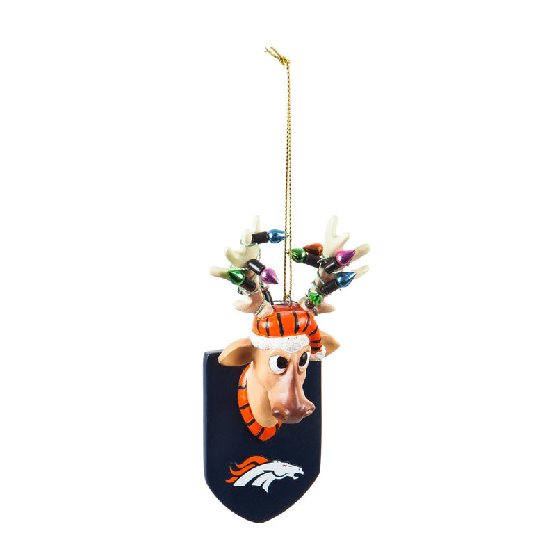 Denver Broncos, Resin Reindeer Orn,3ot3809rro