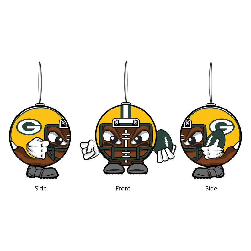 Green Bay Packers, Ball Head Ornament