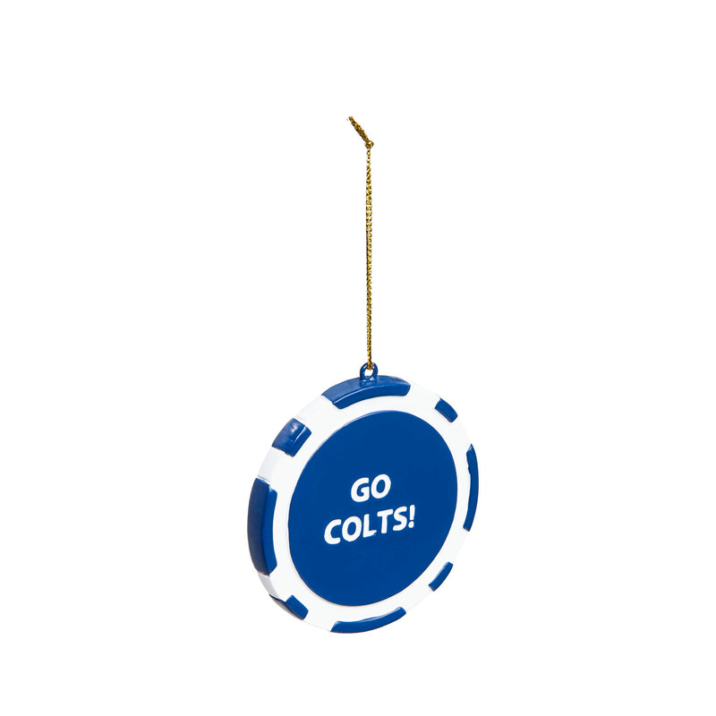 Game Chip Ornament, Indianapolis Colts,3ot3813pc