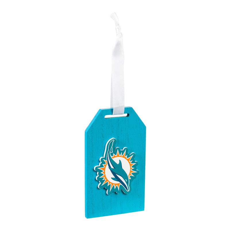 Miami Dolphins,Gift Tag Ornament,3ot3816gt