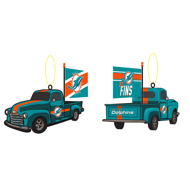 Miami Dolphins Mini Tabletop Rally Truck