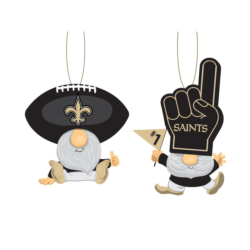 New Orleans Saints, Gnome Fan Orn, 2 Asst.,3ot3819gfo