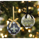 LED Boxed Ornament Set of 6, New Orleans Saints