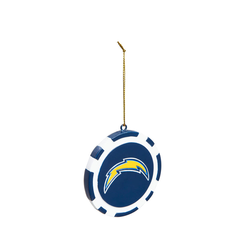 Game Chip Ornament, Los Angeles Chargers,3ot3825pc