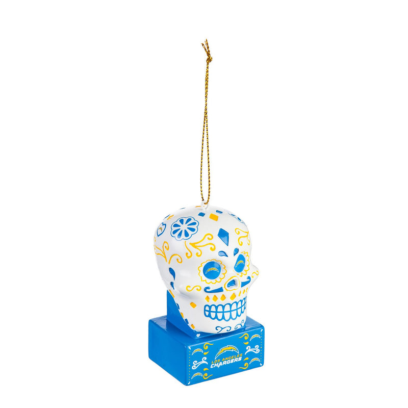 Los Angeles Chargers, Sugar Skull Orn,3ot3825sk