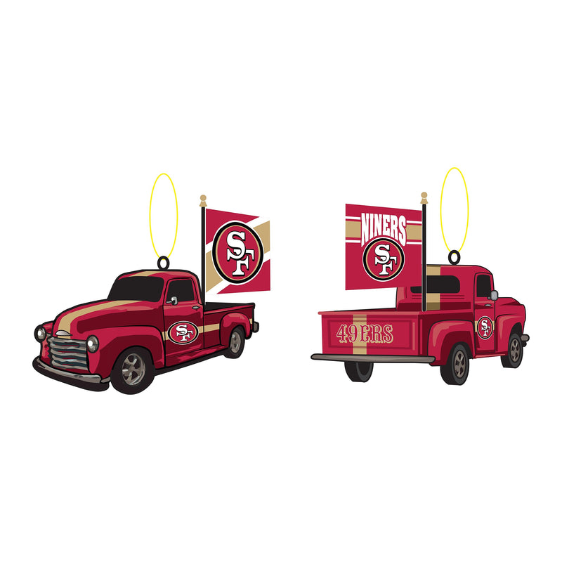 San Francisco 49ers Mini Tabletop Rally Truck