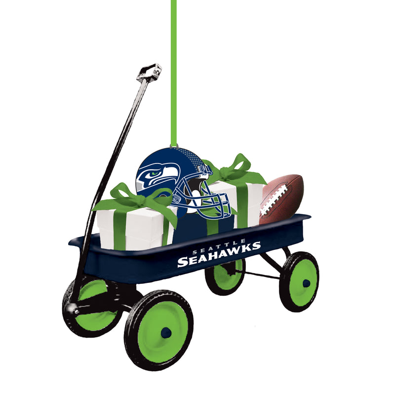 Team Wagon Ornament, Seattle Seahawks,3ot3827wgn