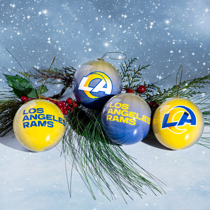 12pc Ornament Set, Los Angeles Rams,3ot3828os12