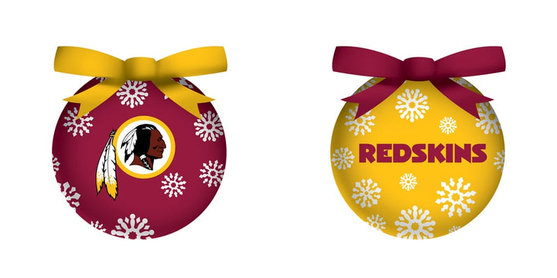 LED Boxed Ornament Set of 6, Washington Redskins,3ot3831