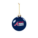 Atlanta Braves Blown Glass Ornament