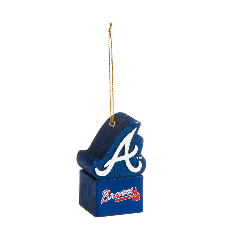 Mascot Ornament, Atlanta Braves,3ot4201mas