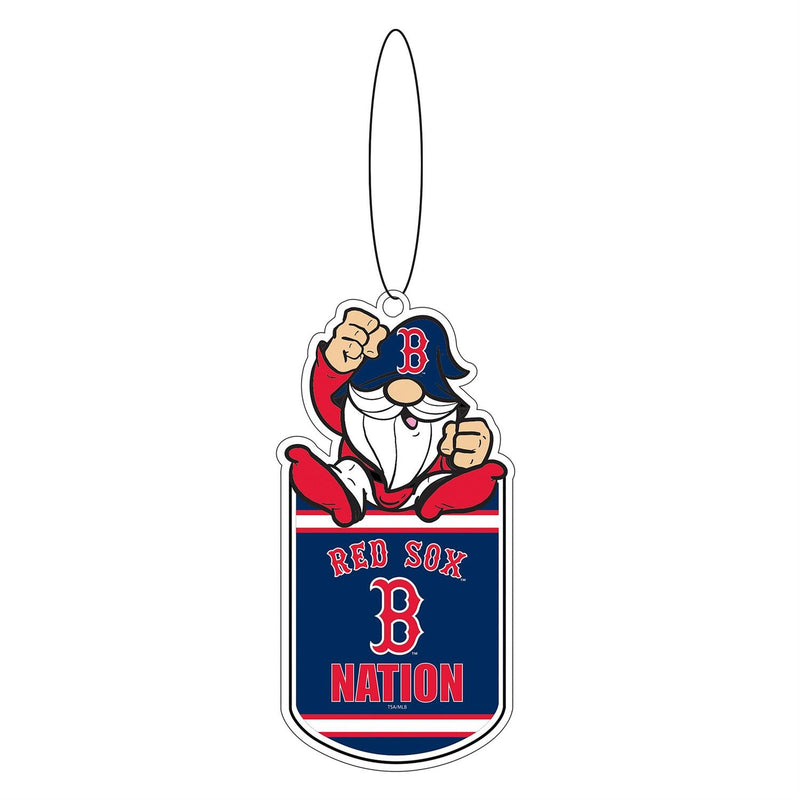 Boston Red Sox Gift Tag Ornament, Gnome Fan