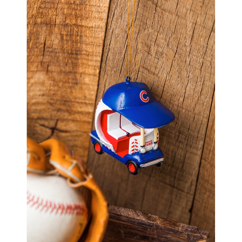 Chicago Cubs, Field Car Ornament,3ot4204car