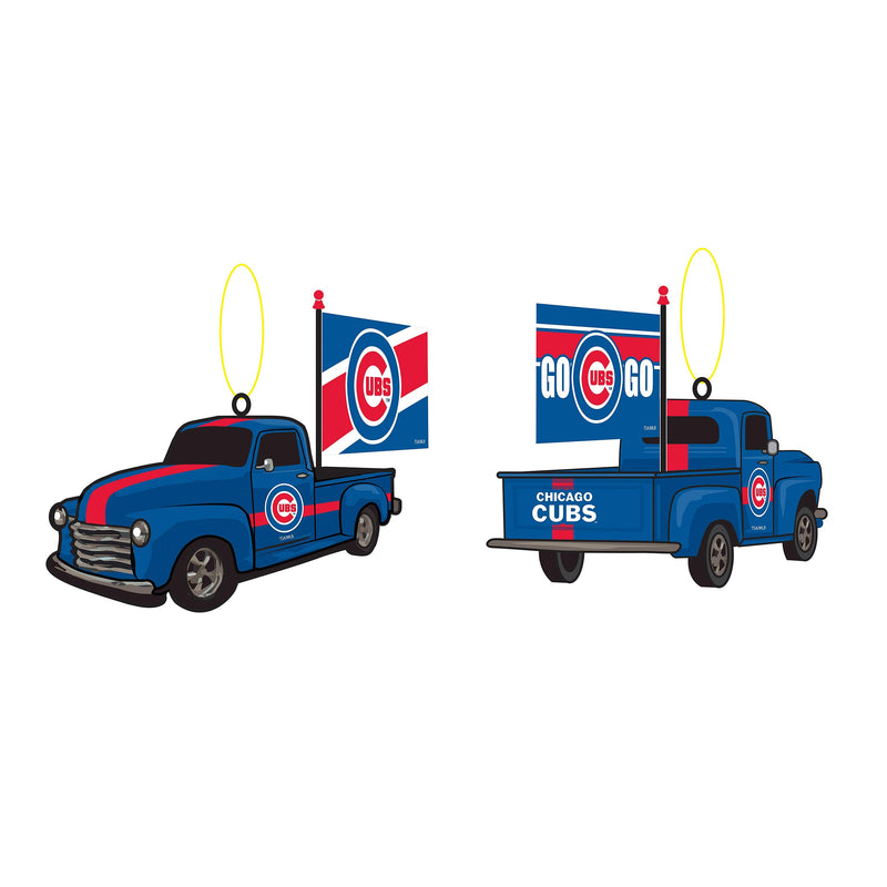 Chicago Cubs Rally Truck Ornament