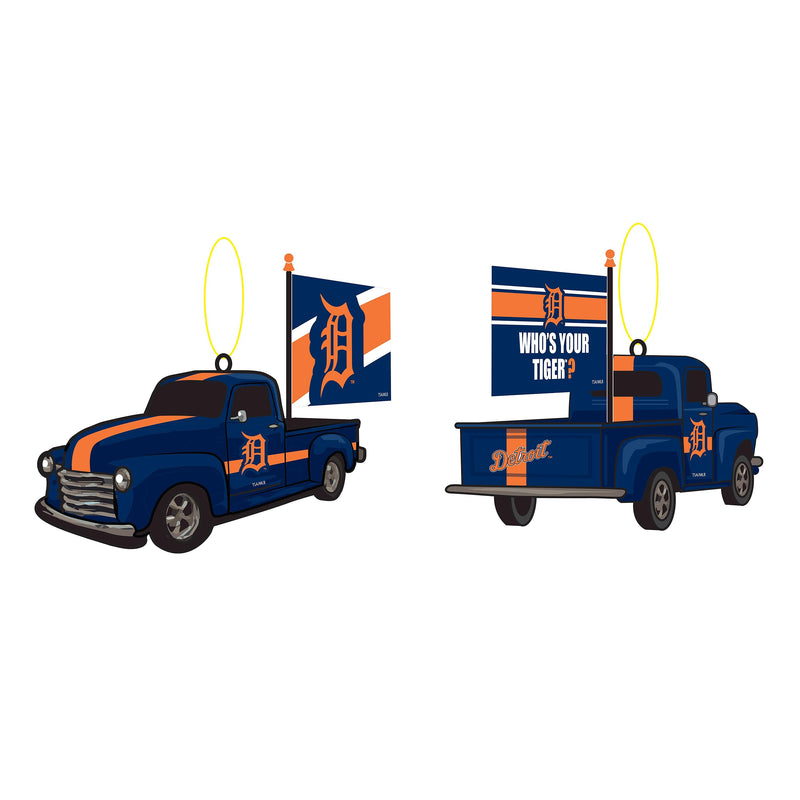 Detroit Tigers Rally Truck Ornament