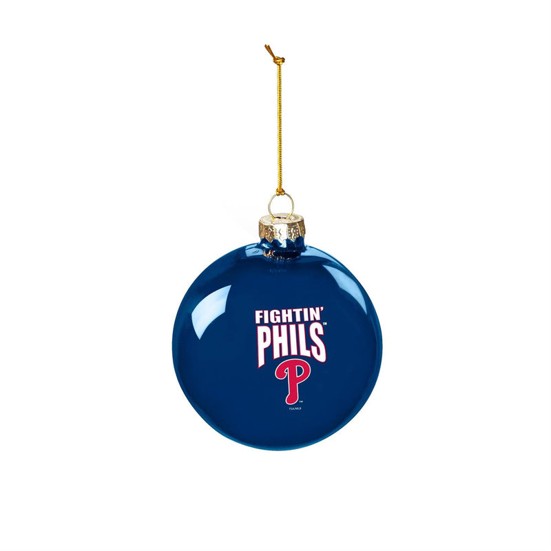 Philadelphia Phillies Blown Glass Ornament