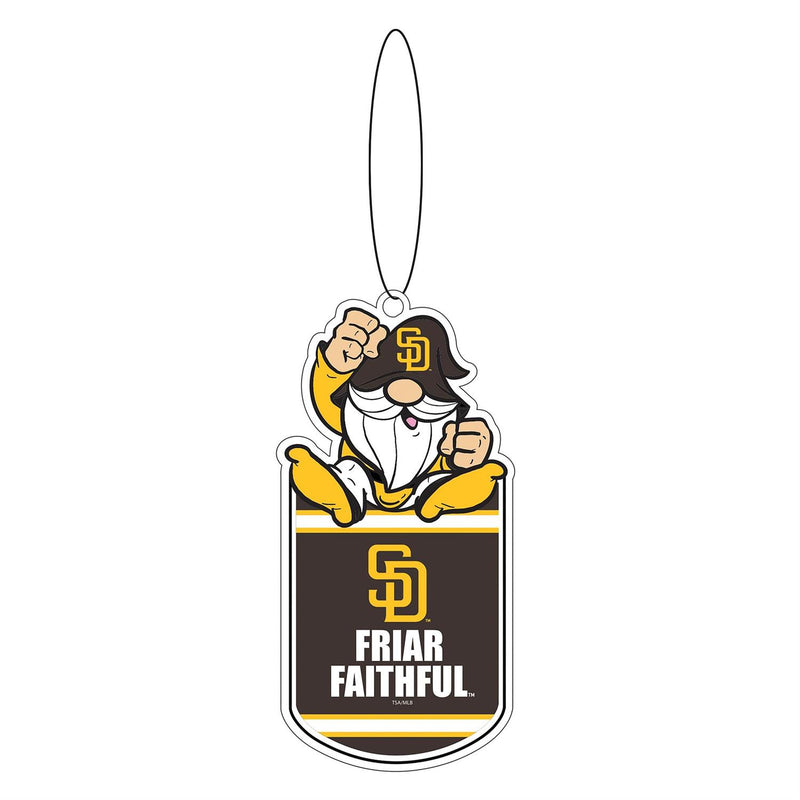 San Diego Padres Gift Tag Ornament, Gnome Fan