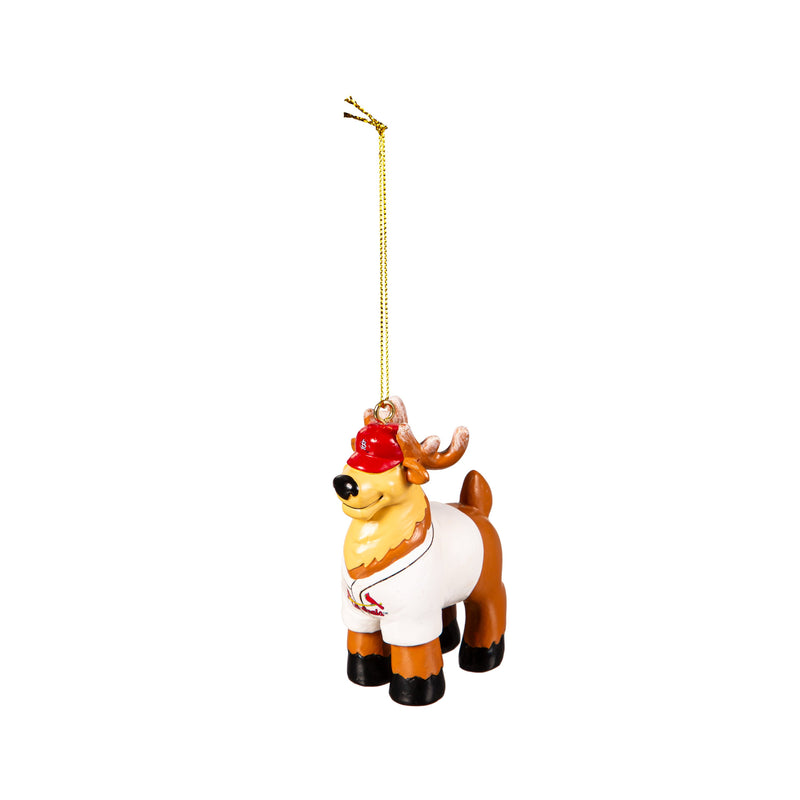 St Louis Cardinals Reindeer Player Ornament