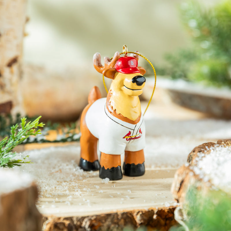 St Louis Cardinals Reindeer Player Ornament