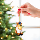 Texas Rangers Reindeer Player Ornament