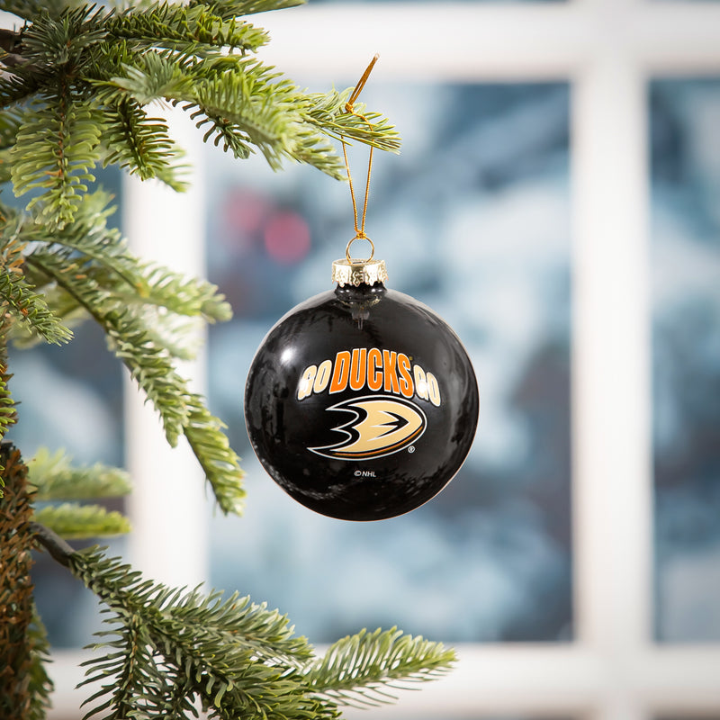 Blown Glass Ornament, Anaheim Ducks,3ot4350bgo