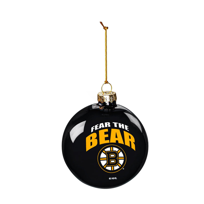 Blown Glass Ornament, Boston Bruins,3ot4351bgo