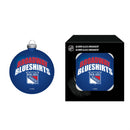 Blown Glass Ornament, New York Rangers