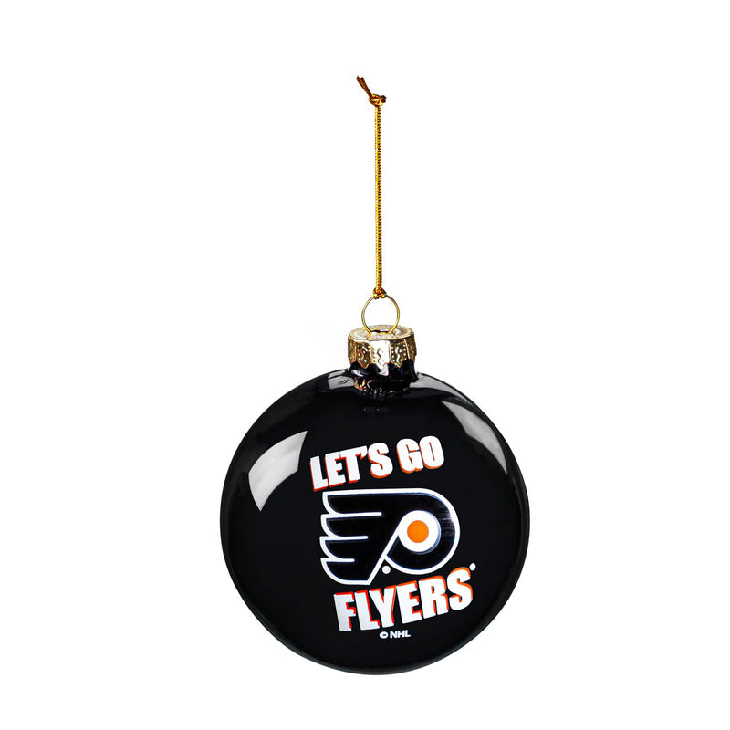 Blown Glass Ornament, Philadelphia Flyers,3ot4370bgo