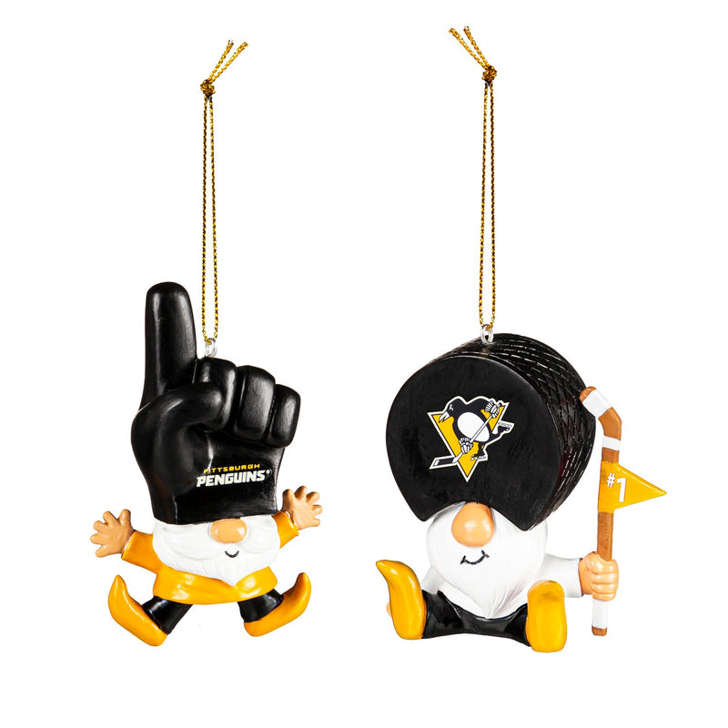 Pittsburgh Penguins, Gnome Fan Orn, 2 Asst.,3ot4372gfo