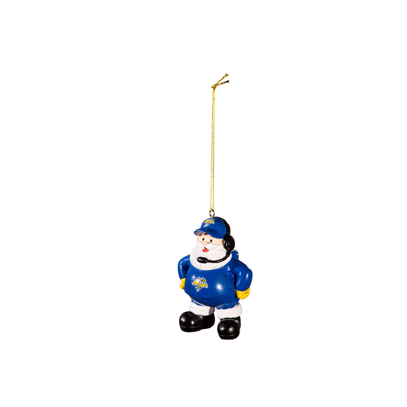 Coach Santa Ornament, South Dakota State University,3ot5015cso