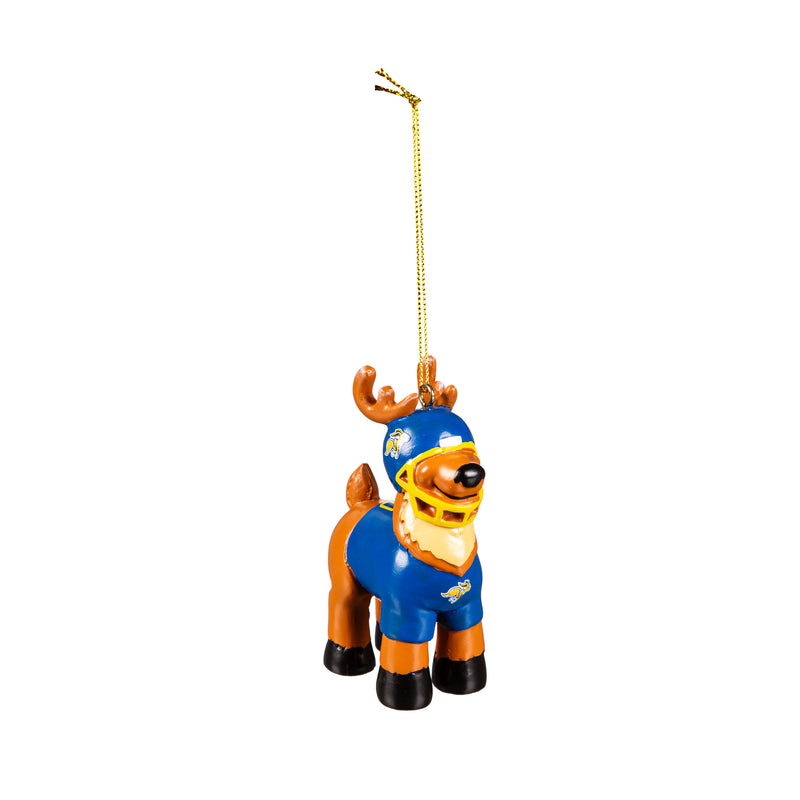 Reindeer Player Ornament, South Dakota State University,3ot5015rpo