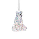Season to Sparkle Ornament Acrylic Polar Bear, 2.75"H, Asst of 2